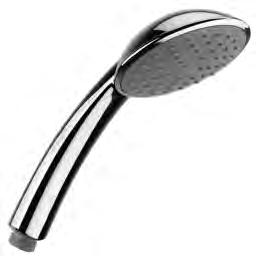 hand-shower Ø170 mm Brio (4 getti) in ABS Ø105 mm Brio (4-spray