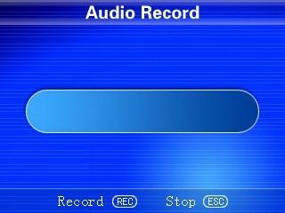 Riproduzione audio Da questa modalità è possibile riprodurre tutte le registrazioni presenti in memoria.