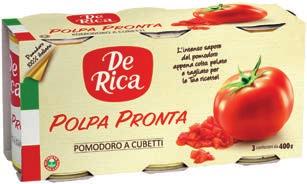 OMAGGIO POLPA DI POMODORO PRONTA DE RICA 3x400 g 50