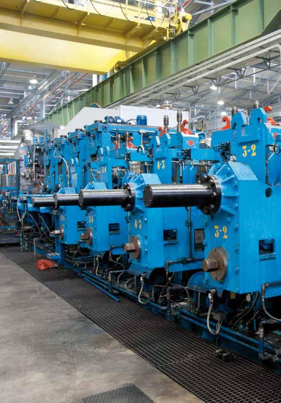 Marcegaglia stabilimento di Casalmaggiore Tubifici impianti 11 prodotti tubi tondi, quadri, rettangoli, profili speciali capacità produttiva (t/a) 700.