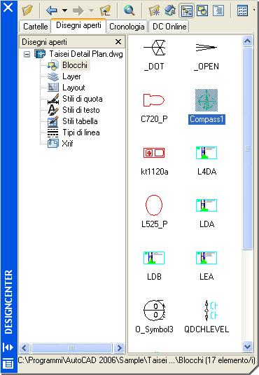 Fare clic con il pulsante destro del mouse nelle aree indicate nell illustrazione per visualizzare i relativi menu di scelta rapida.