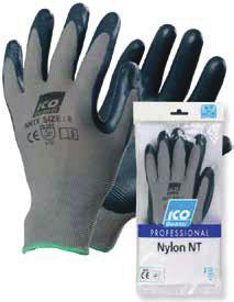 ] Q R S T U R W T T X Y R T R O P O P 244 GUANTO NYLON/POLIURETANO Guanto sintetico in nylon orlato