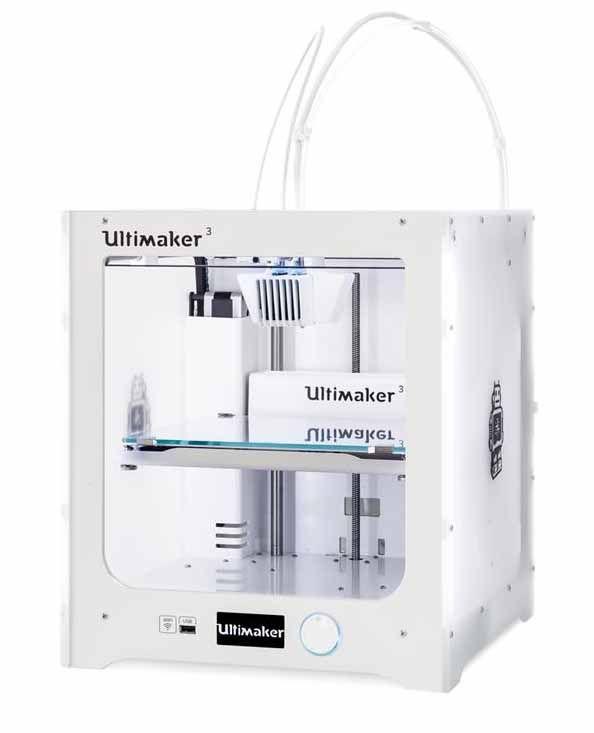 Schede macchinari Stampante 3D - Ultimaker 3 La stampante Ultimaker 3 è una stampante 3D professionale di alto livello.