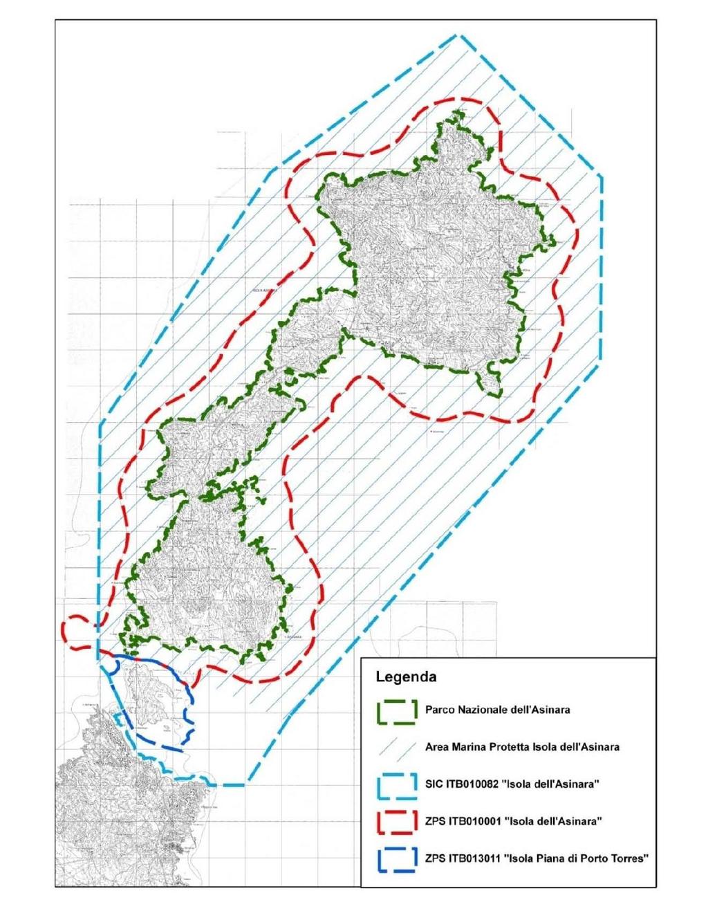 RETE NATURA 2000 L isola dell Asinara è interessata da due aree Natura 2000, una Zona Speciale di Conservazione e una Zona di Protezione Speciale: - ZSC