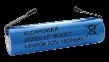 2V 1500mAh LiFePO4 26650 3.