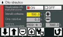 combustibile e i dati sulla manutenzione. Consente anche di regolare l accessorio con un semplice tocco. Il display può essere regolato per il turno diurno o notturno.