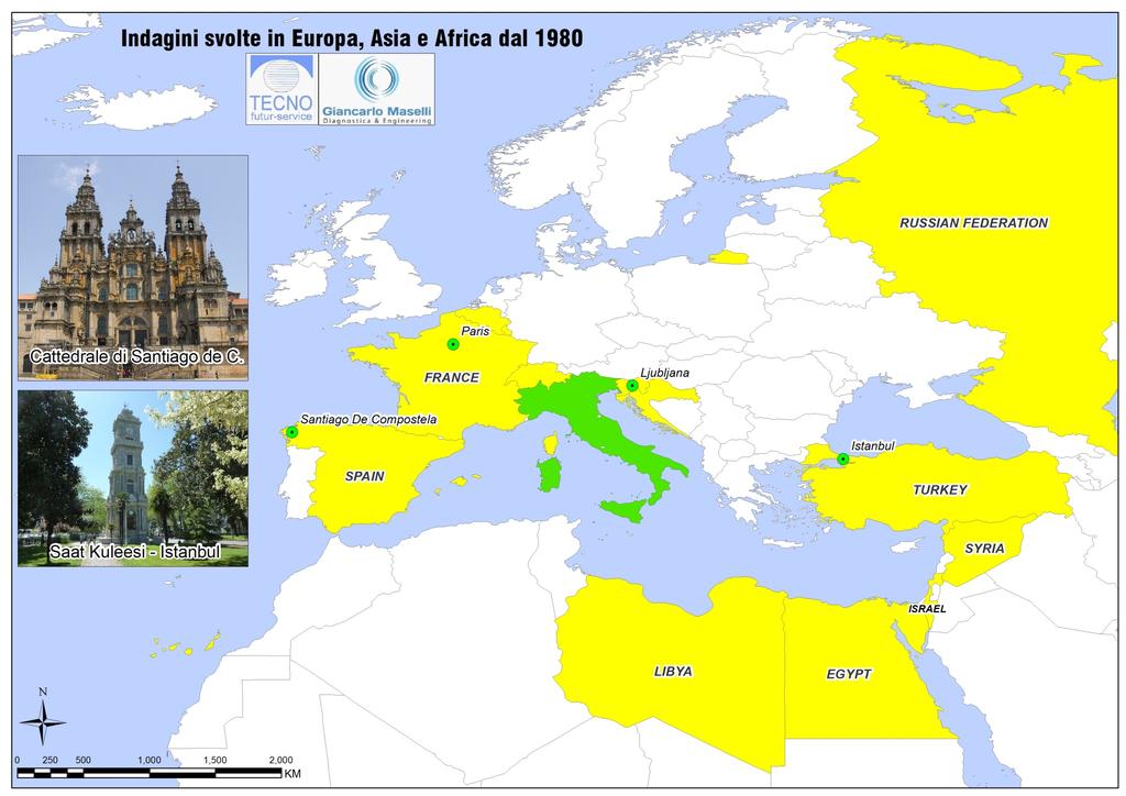 San Pietroburgo Zurigo Porec Pec INDAGINI REALIZZATE IN: RUSSIA, BELGIO,LUSSEMBURGO,FRANCIA, SPAGNA,