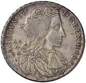 853 852 854 852 CARLINO gr.3,1 - D/Busto coronato dell Imperatore a d.