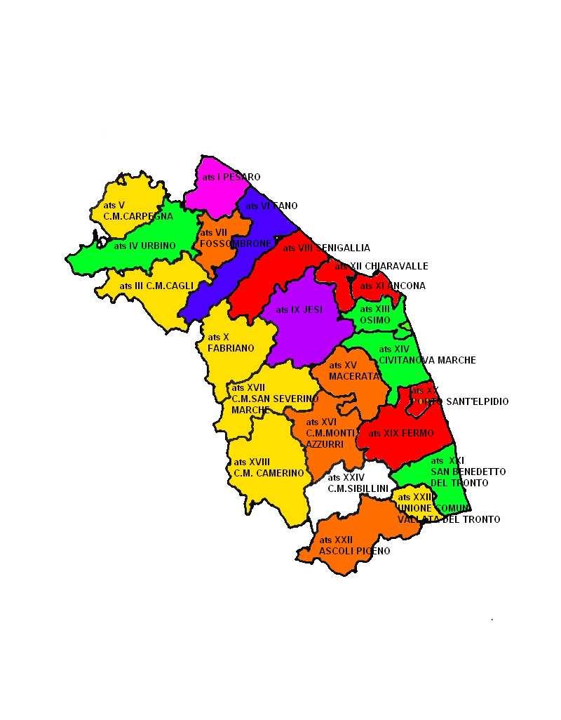 N. CSER presenti negli ATS 0 1 2 3 4 6 7 10 Distribuzione dei Centri