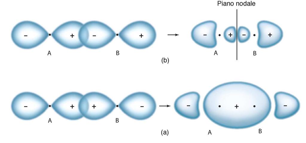 σ* 2pz σ 2pz Combinazione di due orbitali 2p orientati lungo l asse internucleare (asse z).