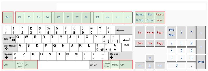 Tasti funzione Tasto Windows Apre il menù start. In questo menù possiamo trovare tutti i programmi che si trovano nel PC. Dobbiamo aprire questo menù per arrestare il sistema.