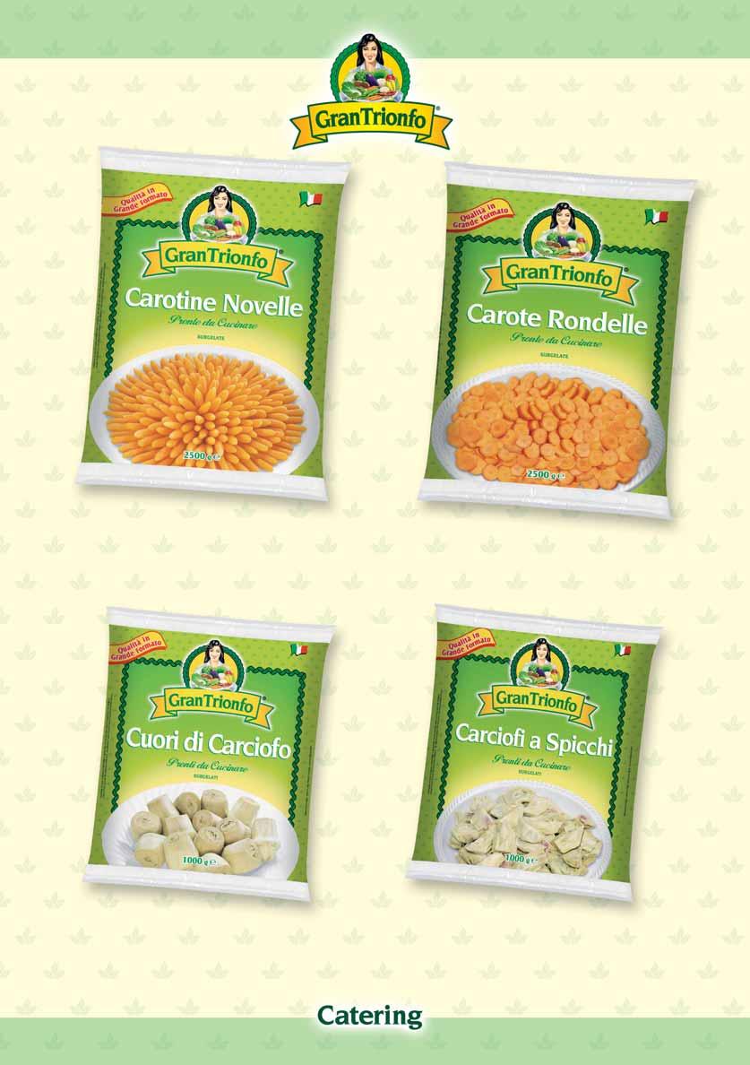 8030383000764 CAROTINE NOVELLE 2500g BABY CARROTS 8030383000757 CAROTE RONDELLE 2500g CARROTS TO WASHERS