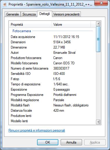 Proprietà e TAG In genere su esplora risorse basta cliccare con il tasto destro del mouse sul file per vederne le proprietà e i dettagli, compresi i TAG.