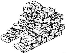 Occorre prestare anche attenzione alla presenza di due o più paramenti verticali affiancati, che generalmente compongono le pareti in muratura di pietrame: in questi casi è fondamentale, per il