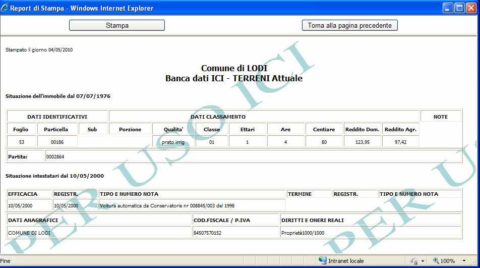 15), viene prodotto un fac-simile di