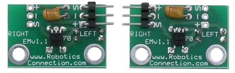 These modules require +5V and GND to power them, and provide a 0 to 5V output.