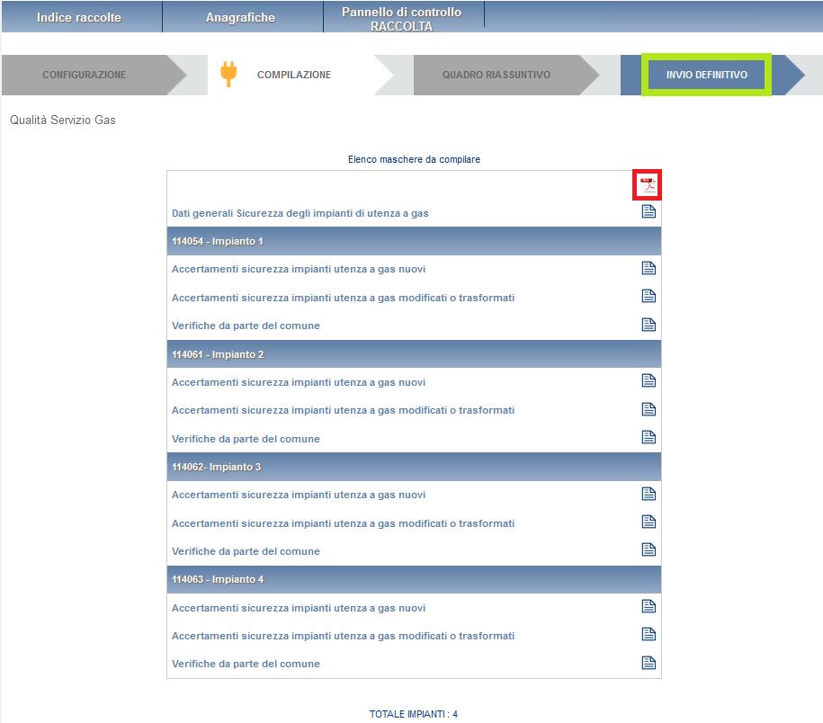 4 Compilazione Vi sono due modalità di accesso alla compilazione: selezionare dal pannello di controllo (figura 3.