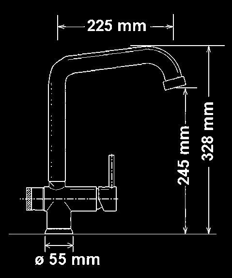 separate controls Cromo bianco