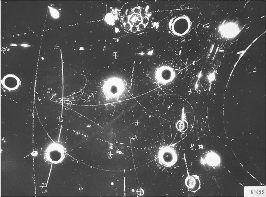 La scoperta delle correnti neutre Furono osservate diverse fotografie di eventi senza muone Per potere affermare che si trattava di correnti neutre occorreva calcolare le probabilità di eventi di