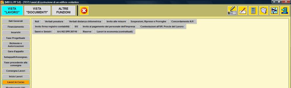 ARTICOLATA IN SOTTOPAGINE: NOLI VERBALI DI PESATURA VERBALI DISTANZA CHILOMETRICA INVITO ALLE MISURE SOSPENSIONI, RIPRESE E PROROGHE CONCORDAMENTO NUOVI PREZZI INVITO FIRMA REGISTRO CONTABILITA 6/5