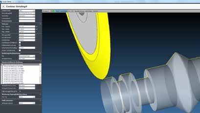 SIMULAZIONE E VISUALIZZAZIONE Oltre alla visualizzazione di tutte le funzioni, grindselect offre quattro differenti simulazioni: 1. rettifica in tempo reale sul pezzo 2.
