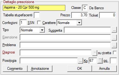 >> Come gestire la prescrizione di farmaci di classe C, parafarmaci e omeopatici In sede prescrittiva, operare come di seguito indicato: 1. Richiamare, come di consueto, il prodotto da prescrivere 2.