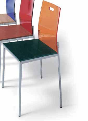 6 KA AR trasparente verde TR 6 Seduta / Seat Multistrato di rovere / ressed oa grafite 0