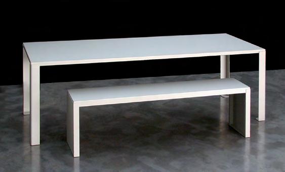 BIG AL TABLE and BENCH design: Maurizio