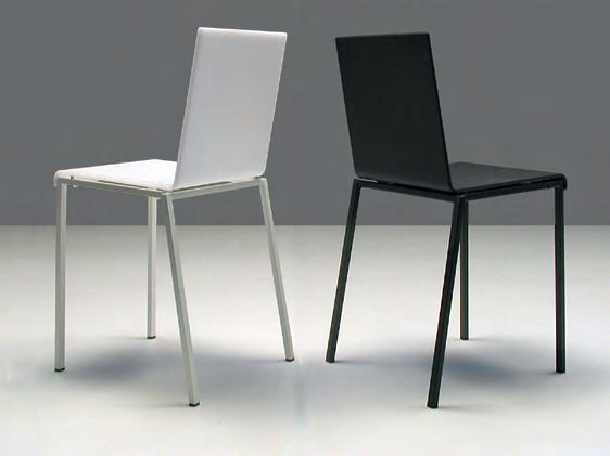 colour - semiopaque white Seat/Back: acrylic resin opaline or