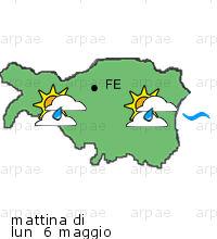 bollettino meteo per la provincia di Ferrara weather forecast for the Ferrara province costa coast Temp MAX 16 C 15 C Pioggia Rain 1-2mm 1-2mm Vento Wind 30km/h 43km/h costa coast Temp.