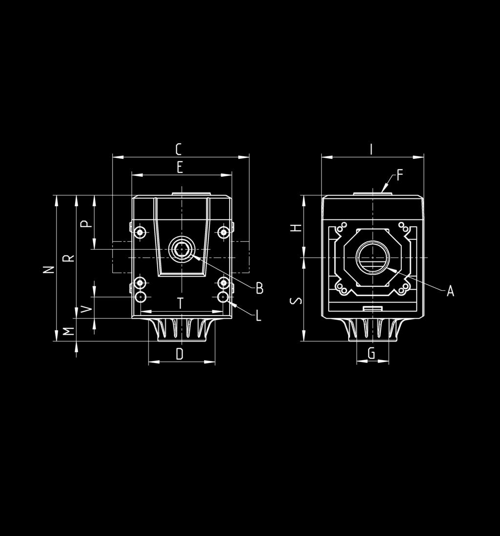 > Moduli di derivazione Serie MD CATALOGO > 2015 Modulo di derivazione Serie MD - ingombri INGOMBRI Mod.