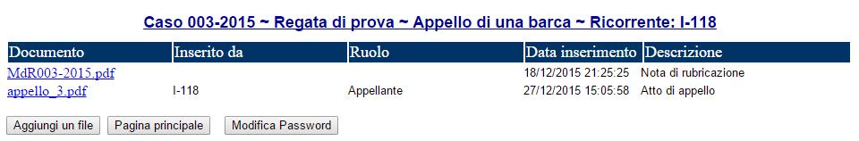 Figura 3 - Login per accedere alla pagina di un appello Se i dati inseriti risultano