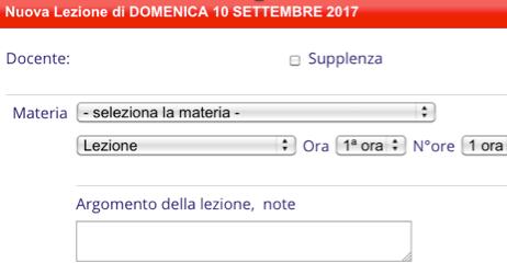 Una volta dentro nel registro della classe, se si tratta della PRIMA ORA DI LEZIONE: facciamo l appello, se un alunno è assente clicchiamo sulla P verde al centro della pagina e lo inseriamo assente