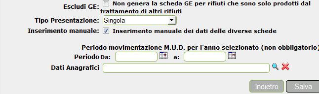 Mettere flag su inserimento manuale Selezionare l opzione duplica inserire l anno a cui si riferiscono i movimenti (es.