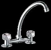 REMER RUBINETTERIE 15 EG Rubinetto collo cigno 1/2. Wash basin pillar tap, 1/2. 14 EG 14 C EG Gruppo lavabo tipo a ponte, canna Ø18.