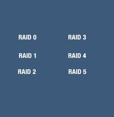 Redundant Array of Inexpensive Disks (RAID) Batteria ridondante di dischi economici Esistono molte