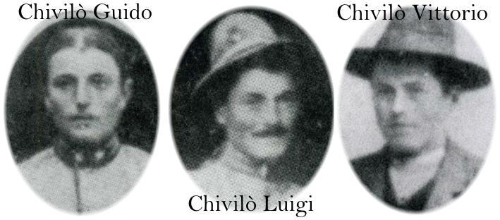 Famiglia Chieregato di Badia Polesine (Rovigo) 1. Chieregato Giovanni, figlio di Pietro e della Azzolini Adelaide, nato a Badia Polesine (d.m. di Rovigo) il 15/10/1893, Soldato 28 Regg.