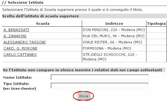 necessità. Nel caso in cui il valore scelto sia Sì, dal menù a tendina puoi selezionare una voce tra quelle presenti.