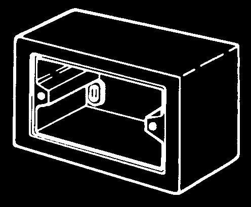 / Scatola utenze interasse 60. Socket box with centers of 60. 87 56 55 Raccordo scatola. box junction.