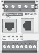 Controller LTM R Modbus Profibus DP 4 5 6 7 8 9 0 4 5 6 7 DeviceNet CANopen 4 5 7 8 9 0 4 5 6 7 I controller presentano sul fronte: Alimentazione controller. Collegamento degli ingressi.