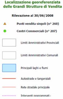 L esame dei dati rivela la totale assenza di grandi superficie di vendita a Casorate Primo e nell intero ambito di confronto, come si può vedere anche dall immagine.