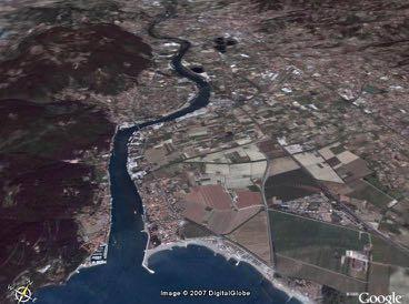 Problemi: escavazioni intrusione salina Da Pino Sansoni 8 km dalla foce