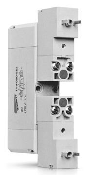 Elettrovalvole 5/ vie bistabili, ISO 6 mm - 18 mm Le elettrovalvole della Serie 7 con interfaccia ISO 6 mm e 18 mm ad azionamento e riposizionamento