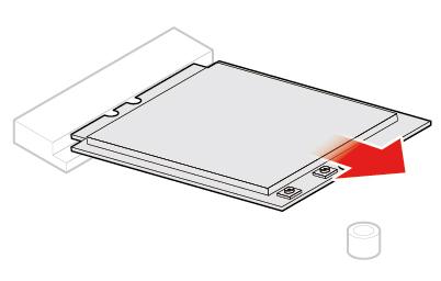 Figura 81. Scollegamento delle antenne Figura 82. Rimozione della scheda Wi-Fi Figura 83.