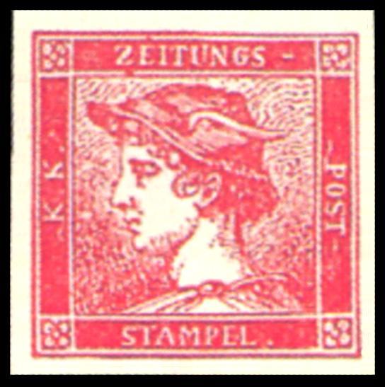 ) rosso Prima data conosciuta 1856 Questo francobollo venne usato solo in