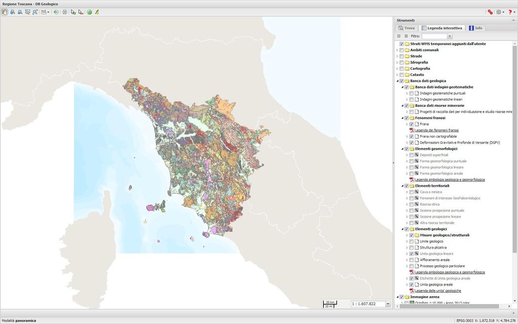 Portale DB Geologico BDIG, Banca Dati Indagini