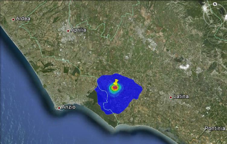 dall intera discarica è stata stimata in 2.92 t/a. 4.