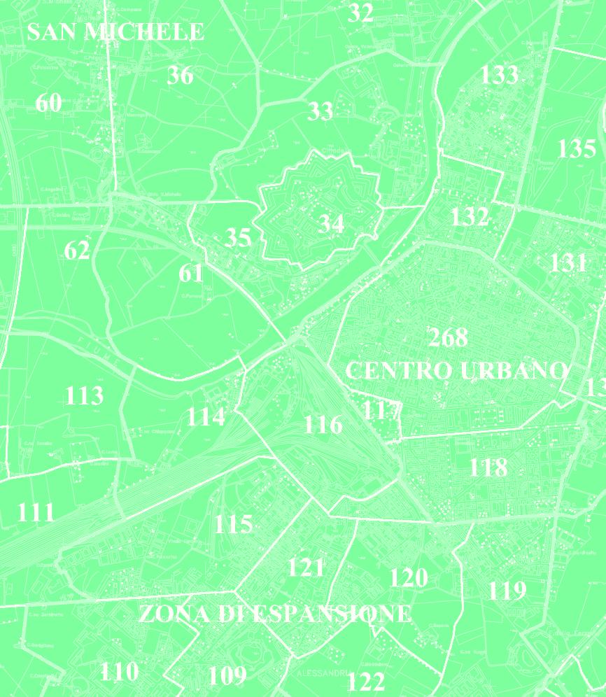 CITTA' DI ALESSANDRIA DETERMINAZIONE DEL VALORE DELLE AREE EDIFICABILI IMU ANNO 2018 Unità di Progetto Intersettoriale Allegati