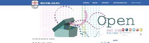 Offerta di Open Data e Servizi Cartografici di Regione Liguria Come scaricare i dati: 1.