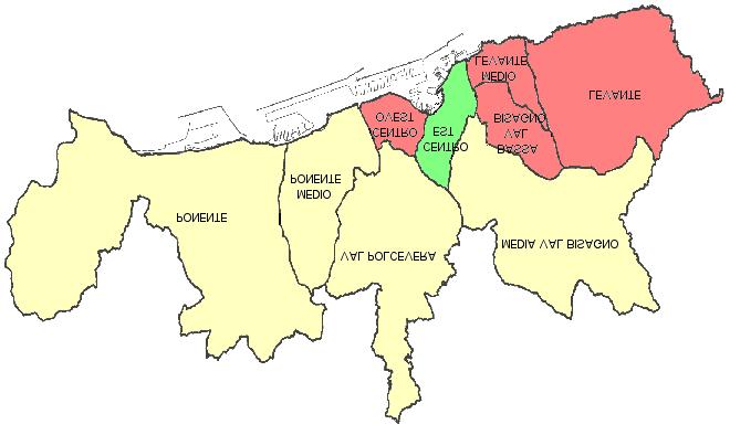 FAMIGLIE UNIPERSONALI PER 100 FAMIGLIE PER MUNICIPIO - ANNO 2011 inferiore a 43 da 43 a 46 superiore a 46